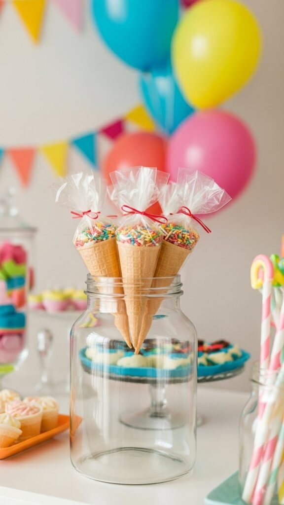 How to Store and Display Candy Cones