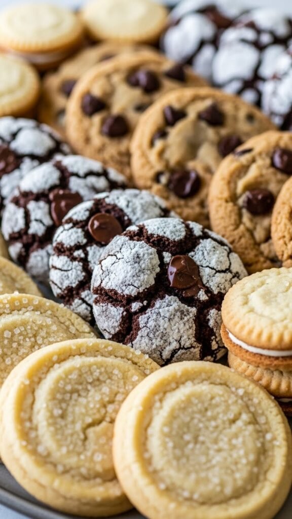 Mix Cookie Shapes, Sizes, and Textures