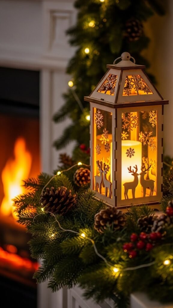 Place Your LED Candle and Style Your Lantern