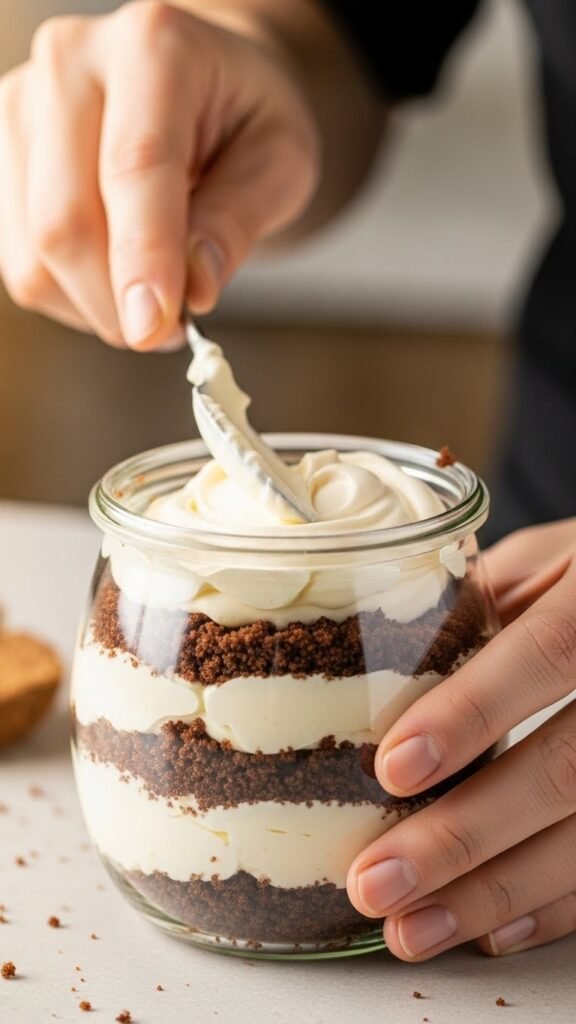 Style the Dessert Layers First