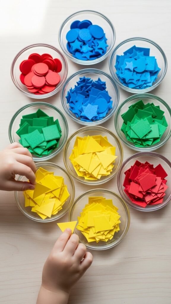 Valentine Sticker Sorting Game