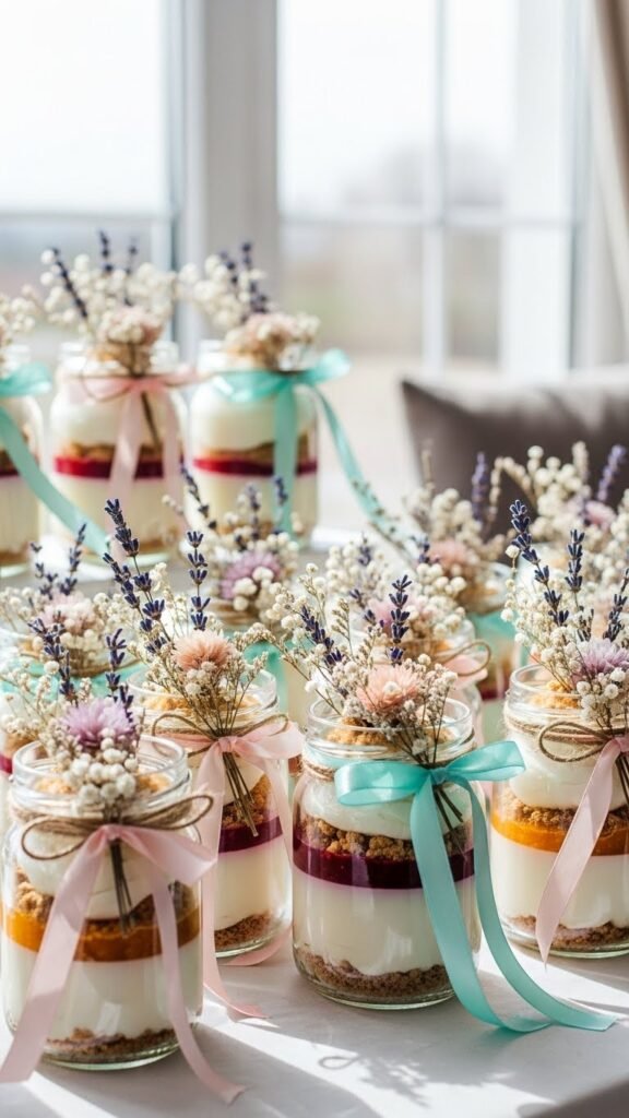 how to decorate dessert jars