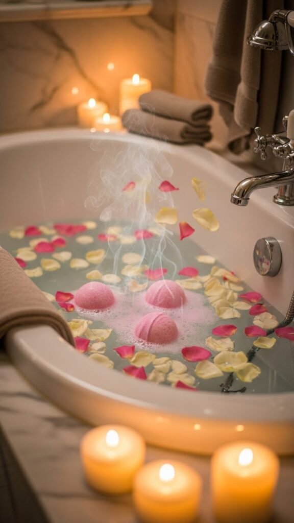 rose bath bombs