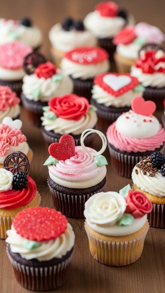 valentine cupcakes