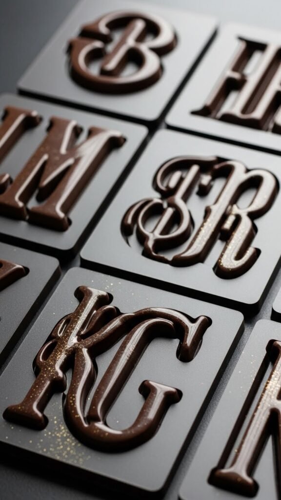  Personalized Monogram Chocolates