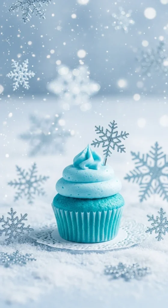 Snowflake Cupcake Picks