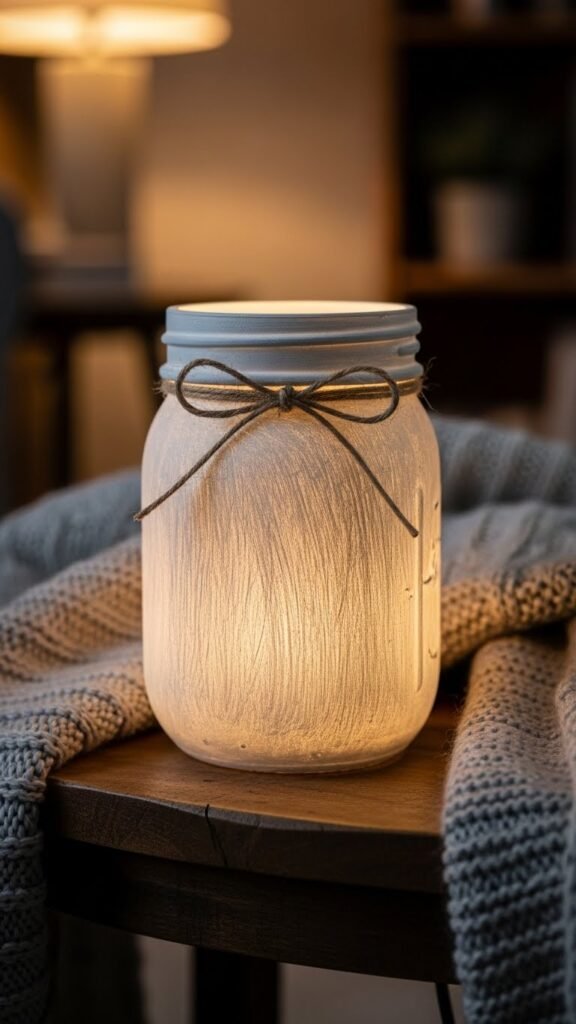 Chalk Paint Soft Glow Jars