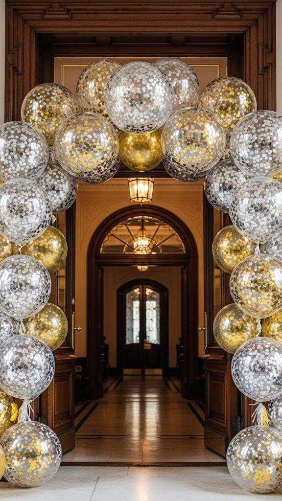 Confetti Balloons in Entryways