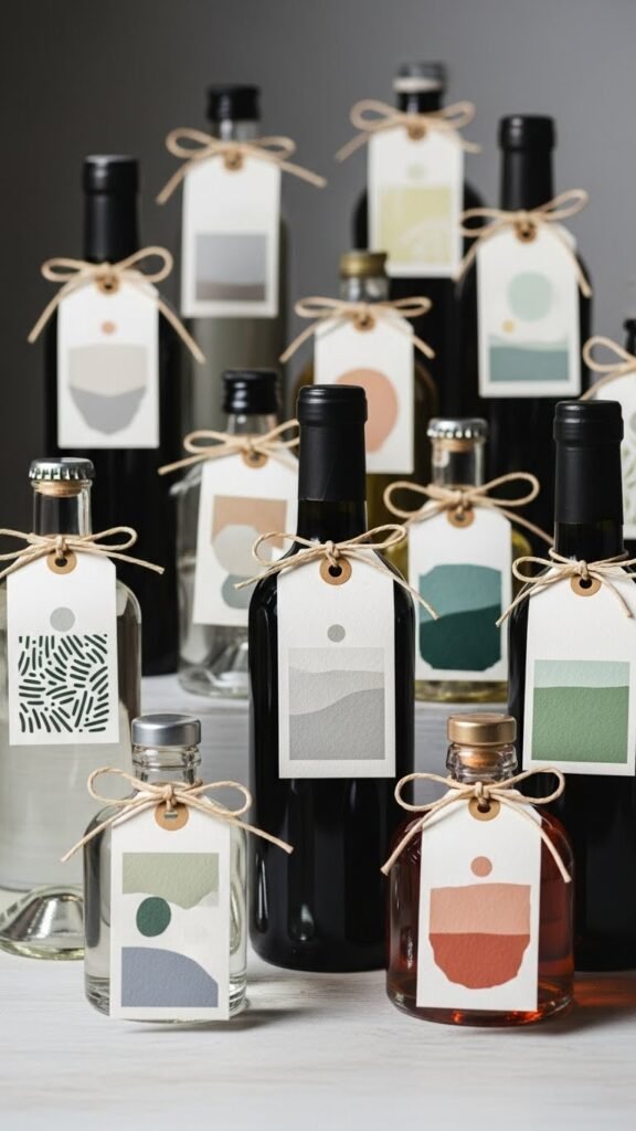 Minimal Neck Tag Labels