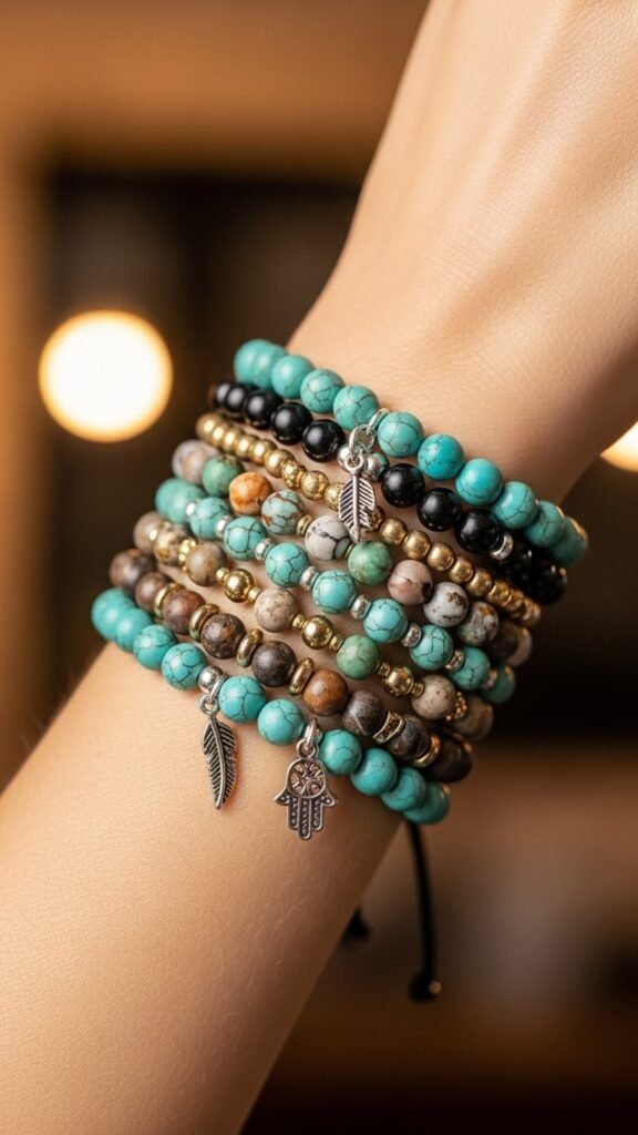 Stackable Beaded Bracelets