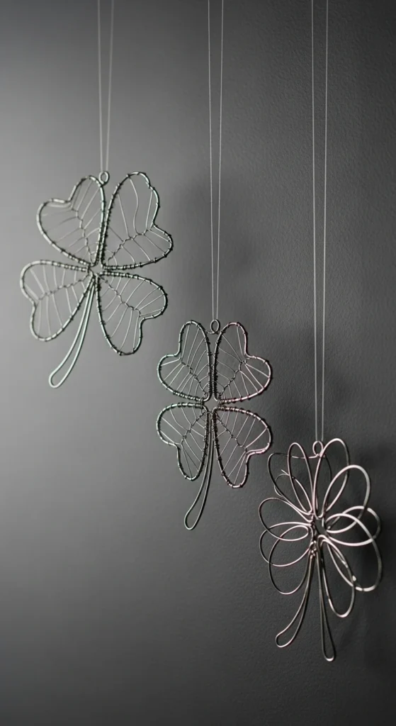 Wire-Frame Clover Shapes