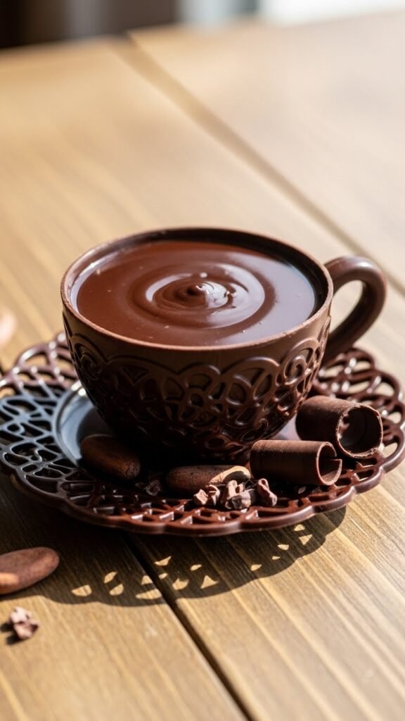 Cup and Saucer Mold Chocolates