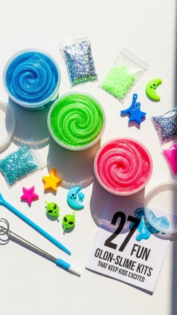 Glow-in-the-Dark Glitter Slime Kit