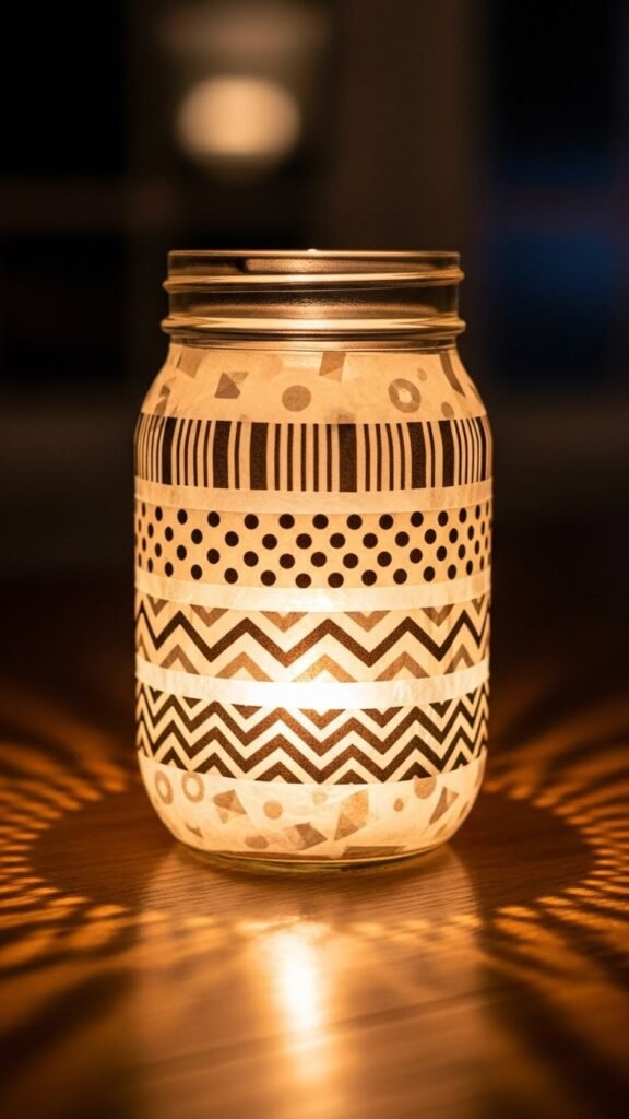  Patterned Tape Luminaries