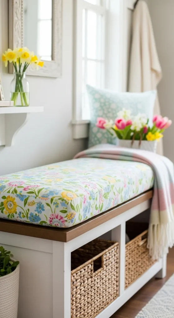 DIY Entryway Bench Cushion