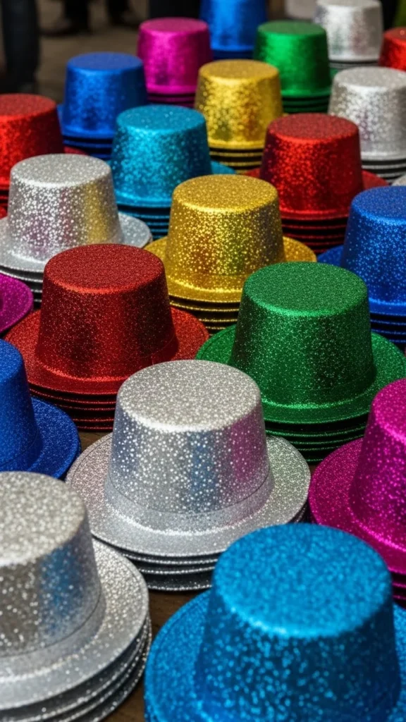 Glitter Top Hat
