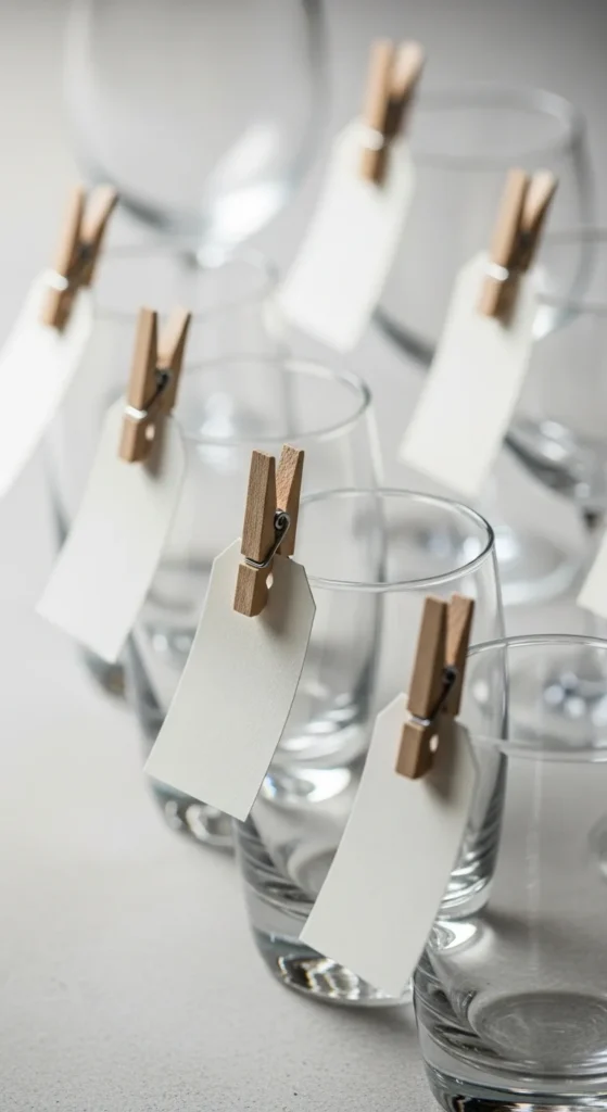  Mini Clothespin Tags