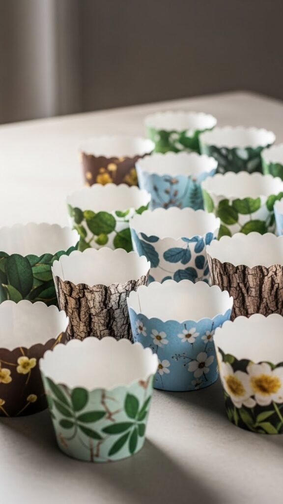 Nature Print Paper Wraps