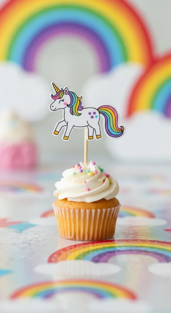  Unicorn Cupcake Picks