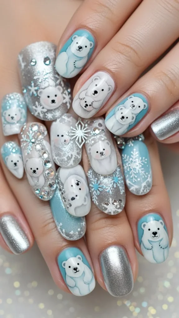 Polar Bears and Snowflakes