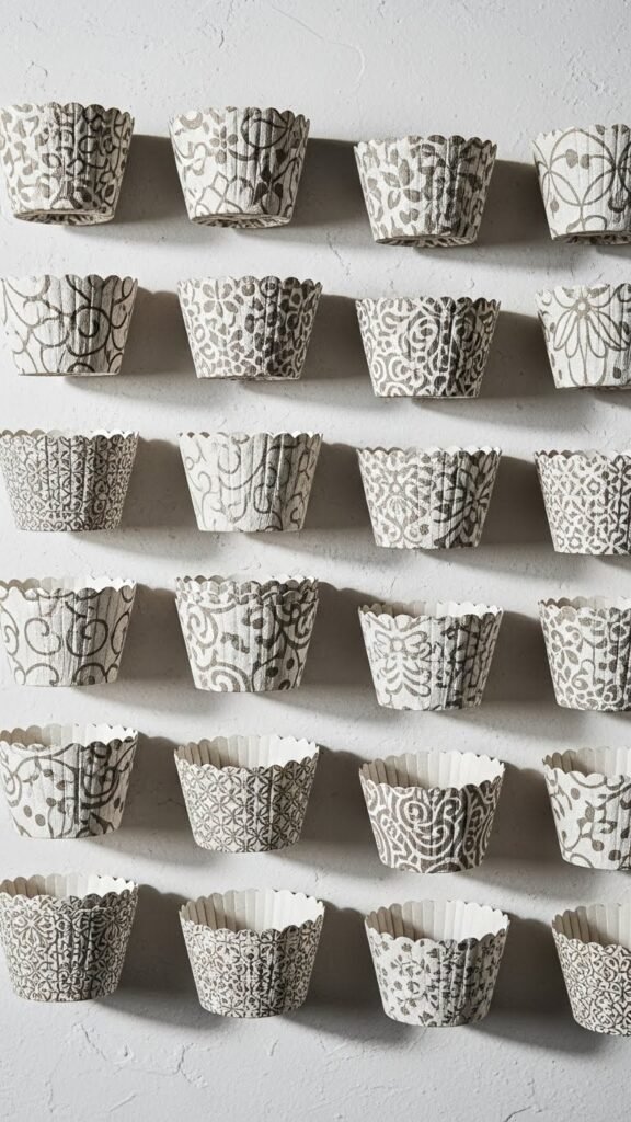 Textured Linen-Style Paper Wraps