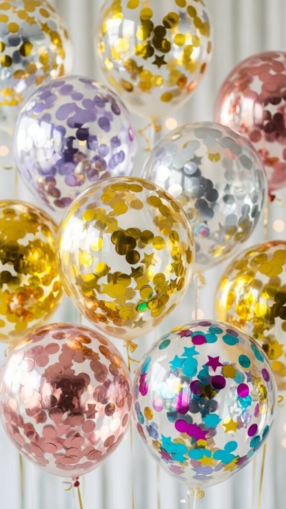 Transparent Balloons with Mixed Shapes