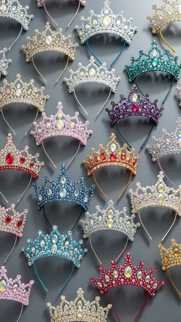 Glitter Crown Headband