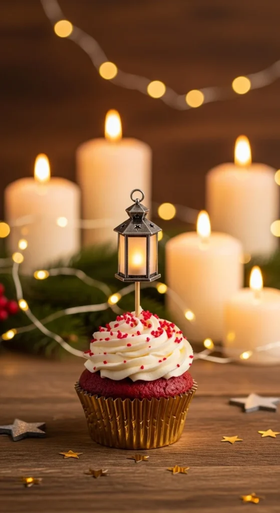 Cupcake Picks with Mini Lanterns