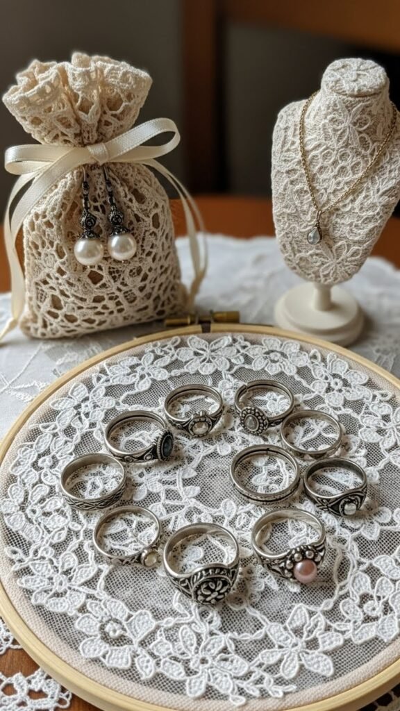  Lace Jewelry Holders