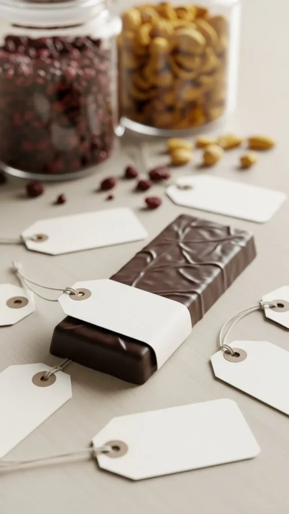 Candy Bar With Labels