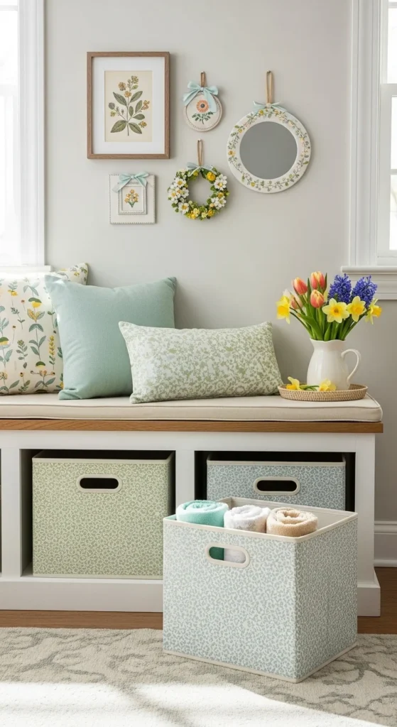 Fabric-Covered Storage Bins