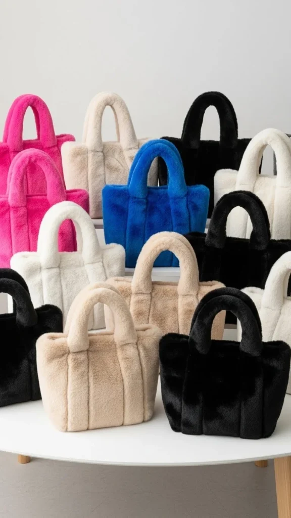 Faux Fur Tote