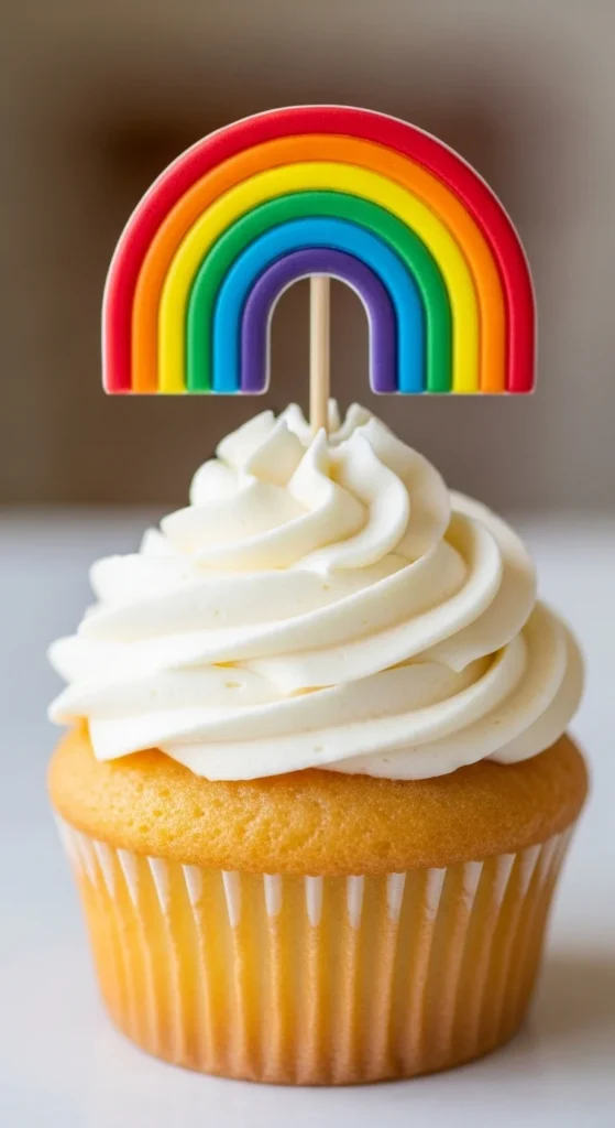 Rainbow Cupcake Picks