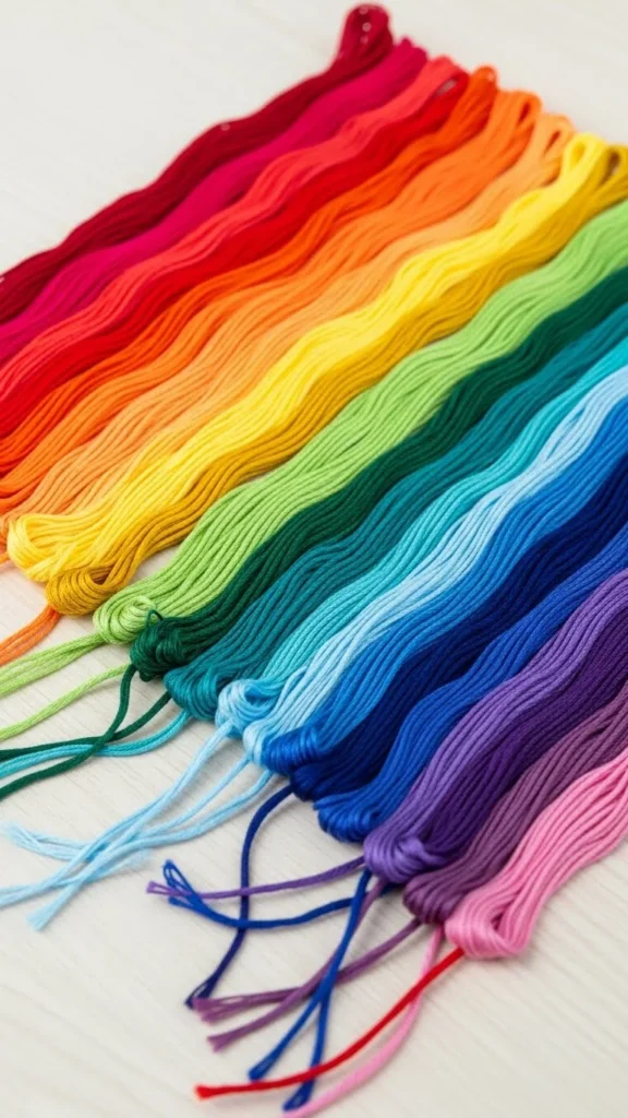 Rainbow Thread Bracelets