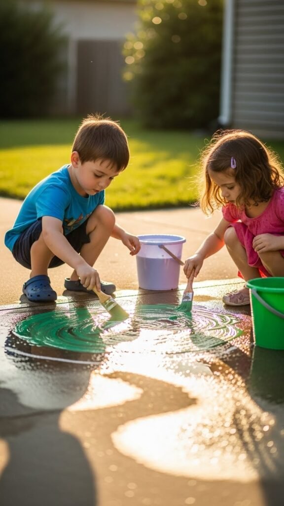 Water Painting Outside