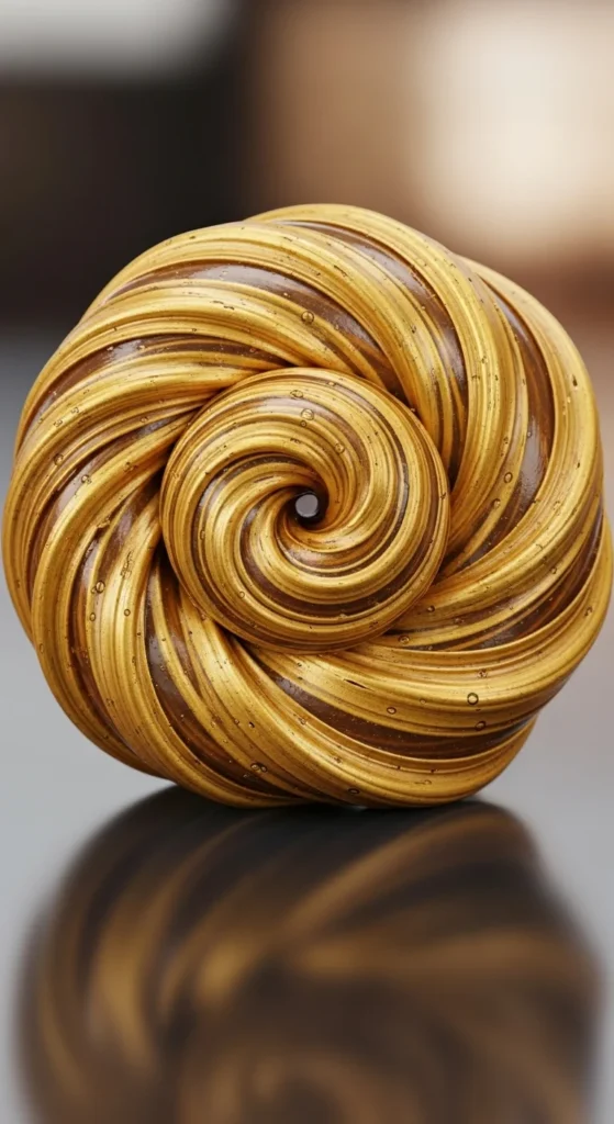 Gold Swirl Slime