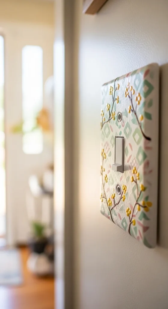 Painted Light Switch Plate