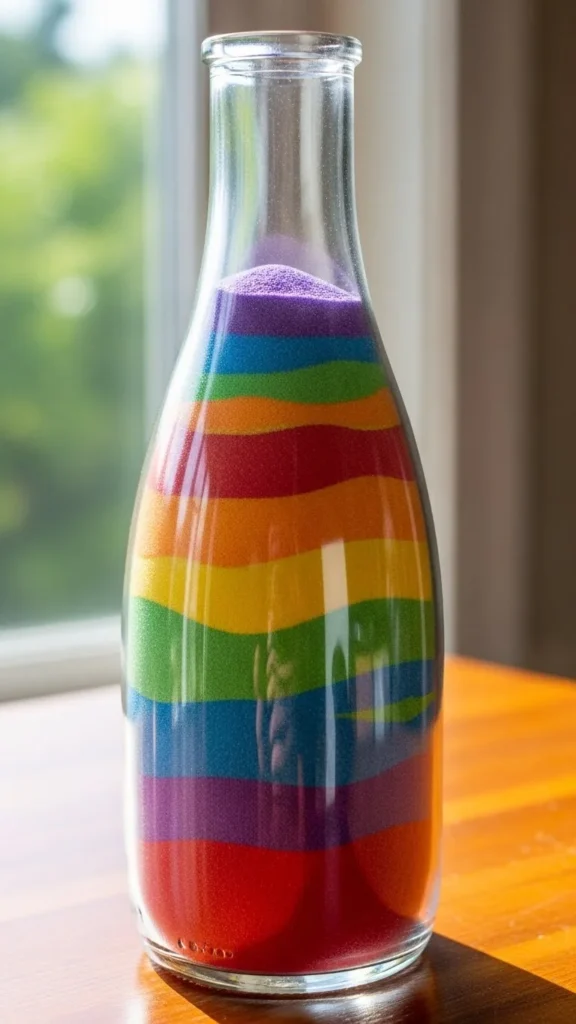 Rainbow Sand Bottles
