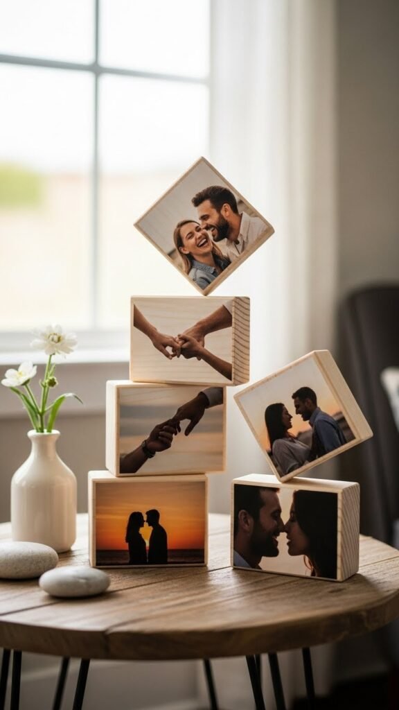 Wooden Photo Blocks