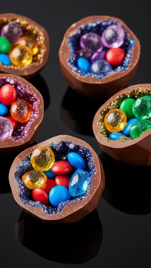 Geode-Inspired Chocolate Molds