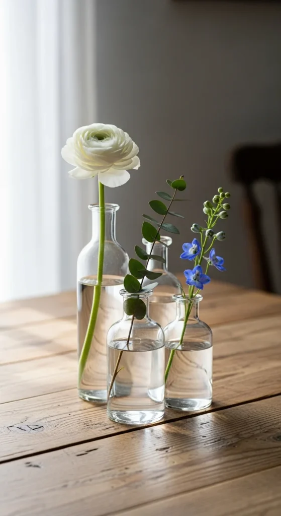 Clustered Glass Vases