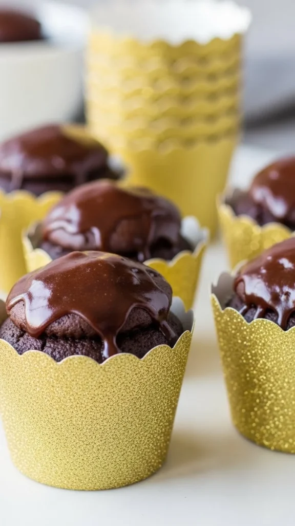 Glittering Gold Liners