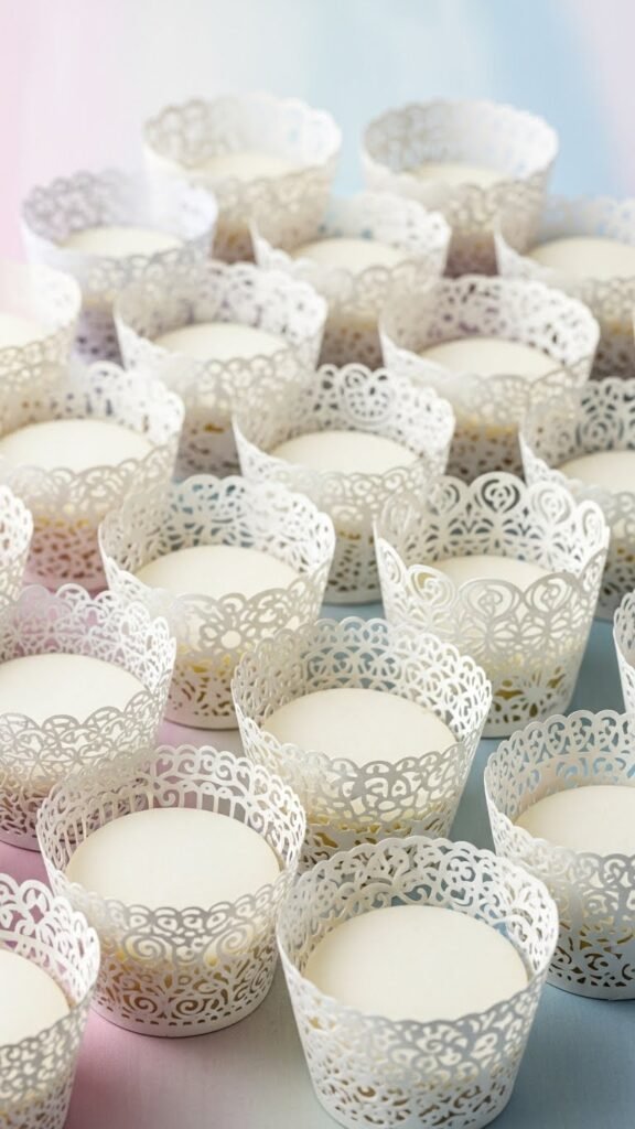  Lace-Trimmed Paper Sleeves