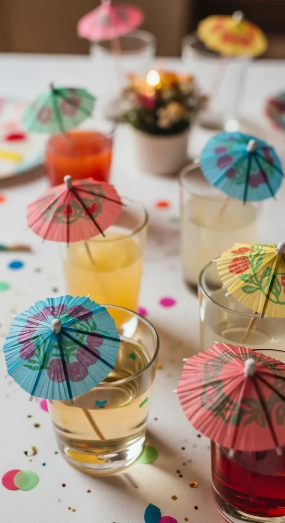 Paper Mini Umbrellas