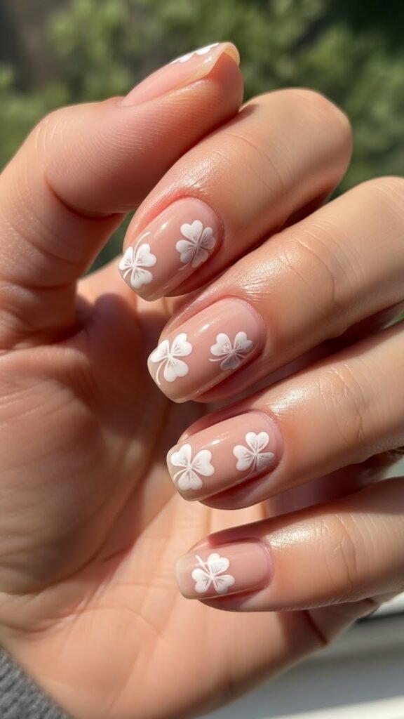 White Clover on Nude Base