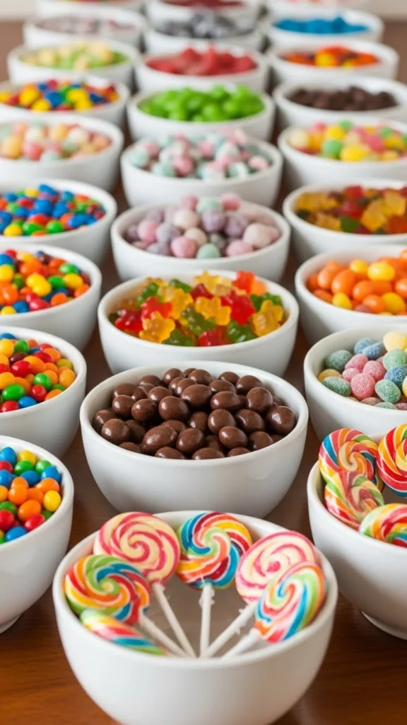 Candy Bar With Bowls Only