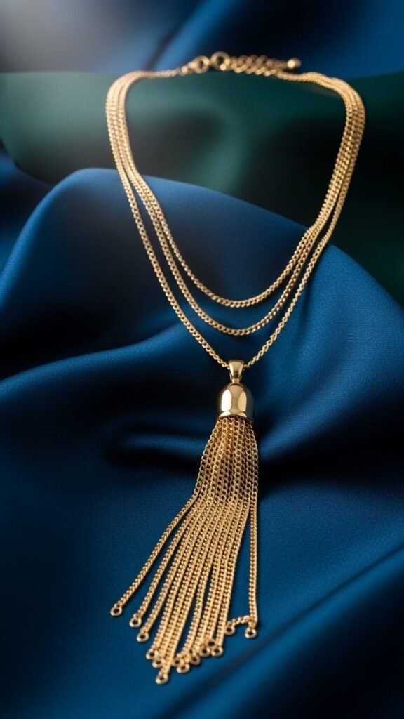 Chain Tassel Necklace