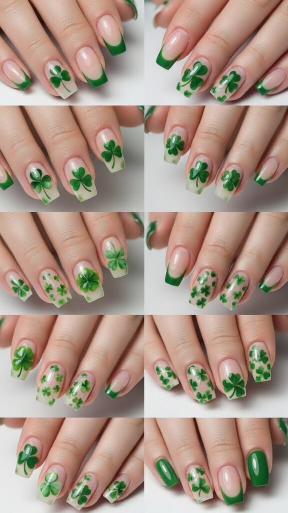 Negative Space Clover Design