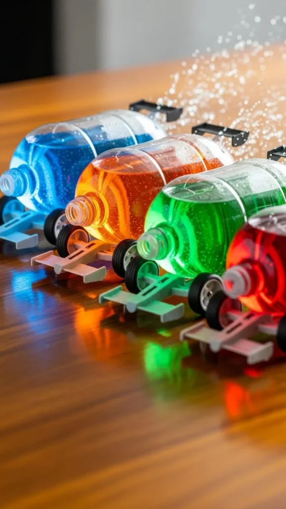  Rainbow Water Bottle Races