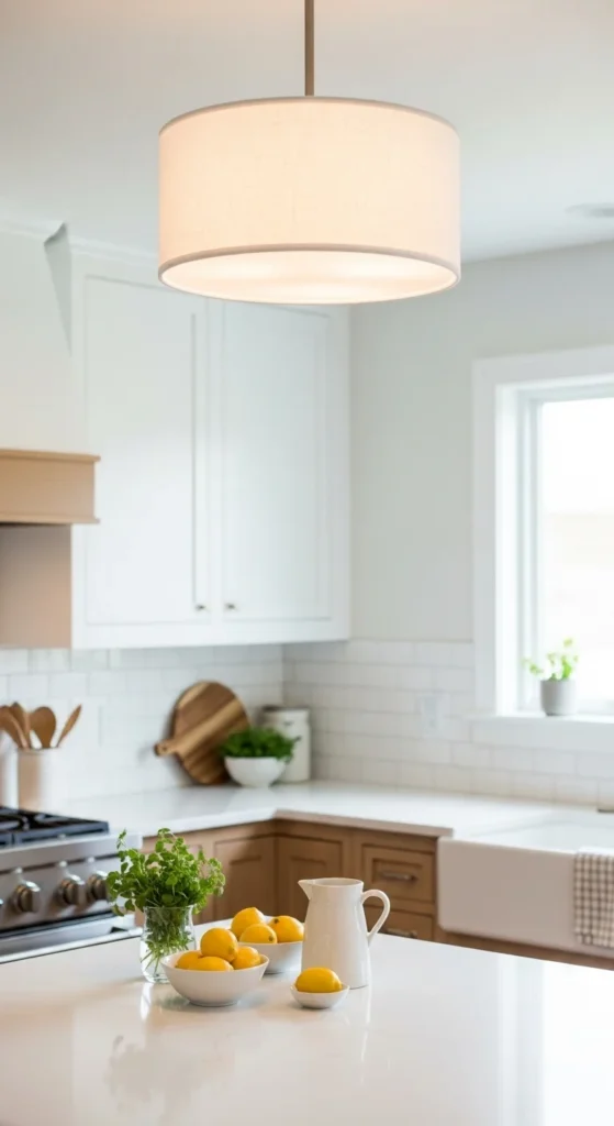 Simple Ceiling Light Shade Swap